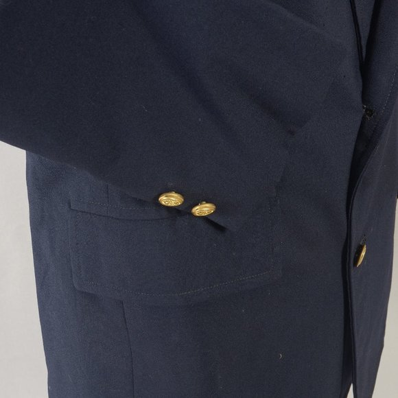 Brooks Brothers Men's Coat Blazer Blue Double-Breasted 39R - Picture 6 of 11